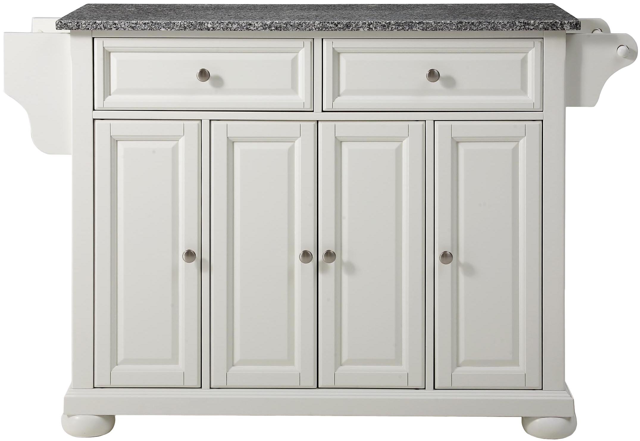Amazon.com: Crosley Furniture Alexandria Granite Top Rolling